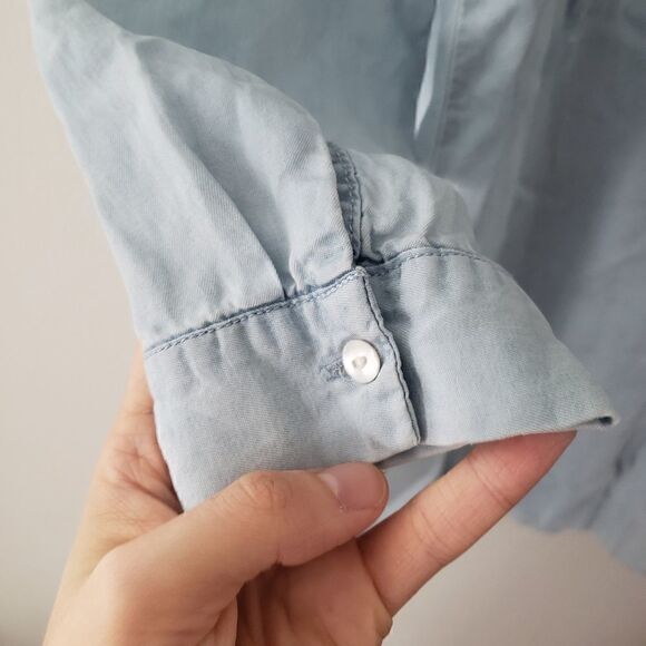 Simply Styled Embroidered Chambray Dress S - Picture 7 of 7